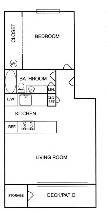 1 Bedroom 01 floor plan